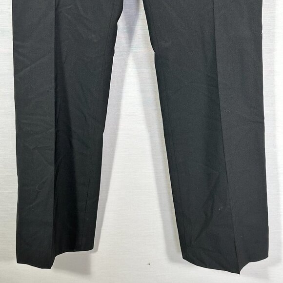 Banana Republic Pants Womens 8 Martin Fit Black Wool Stretch Lined Straight - Picture 3 of 8
